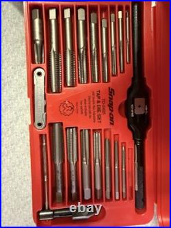 Snap-On TD-2425 Tap and Die Set American SAE Very Clean Read Plug Tap 10-24