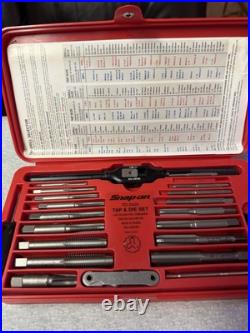 Snap-On TD-2425 Tap and Die Set American SAE Very Clean Read Plug Tap 10-24