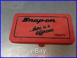 Snap On Tap And Die Set Metric TDM-117A Excellent Condition