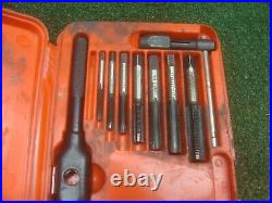 Snap On Tap & Die Set TD2425 Incomplete Set (2 pieces missing as shown)