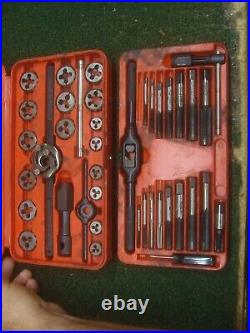 Snap On Tap & Die Set TD2425 Incomplete Set (2 pieces missing as shown)