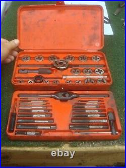 Snap On Tap & Die Set TD2425 Incomplete Set (2 pieces missing as shown)