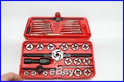 Snap On Tap & Die Set TDM-117A Metric Set (incomplete) Well taken care of & Case