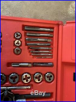 Snap On Tdtdm117, 77Pc Delux Tap And Die Set, See Pics. 77pieces