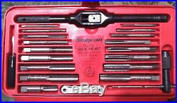 Snap On Tool 41pc TD-2425 Tap & Die Set HEX thread wrench pipe kit case Standard