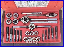 Snap On Tools 25 Piece Metric Tap and Die Set TDM99117A Hard Case