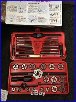 Snap On Tools 41 Piece Metric Tap and Die set TDM-117A Brand New Ace Engi