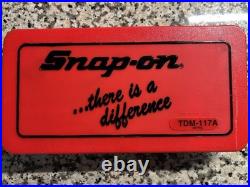 Snap-On Tools Excellent 41 Piece Metric Tap and Die Set TDM-117A Ships FREE