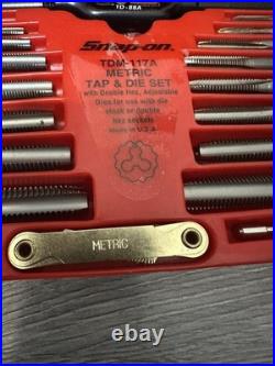 Snap-On Tools Excellent Metric Tap and Die Set TDM-117A