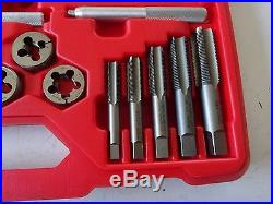 Snap On Tools Lot Set SAE 25 piece tap and die set TD9902B