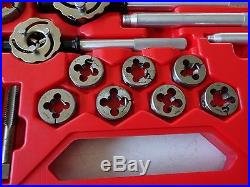 Snap On Tools Lot Set SAE 25 piece tap and die set TD9902B