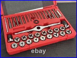 Snap On Tools MINT 39PC Left Hand Thread Tap & Die Set USA? TDLH139