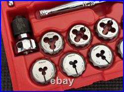 Snap On Tools MINT 39PC Left Hand Thread Tap & Die Set USA? TDLH139