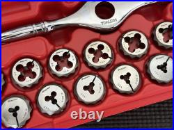 Snap On Tools MINT 39PC Left Hand Thread Tap & Die Set USA? TDLH139
