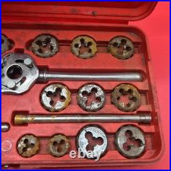 Snap-On Tools Metric Tap & Die Set 41 Pieces TD-2425 Missing 3 Pieces