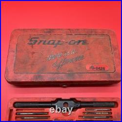 Snap-On Tools Metric Tap & Die Set 41 Pieces TD-2425 Missing 3 Pieces