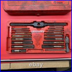 Snap-On Tools Metric Tap & Die Set 41 Pieces TD-2425 Missing 3 Pieces