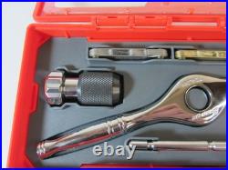 Snap On Tools NEW TDRSET 7pc Tap and Die Tool Set SAE/ MM Thread Pitch Gauge C7