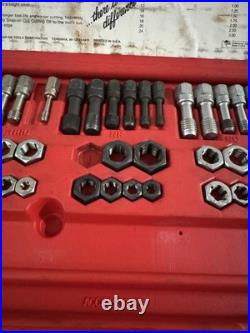 Snap On Tools RTD42 Tap & Die Rethreading Set in Case Threading Tool InComplete