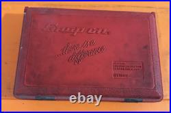 Snap On Tools RTD42 Tap & Die Rethreading Set in Case Threading Tool InComplete
