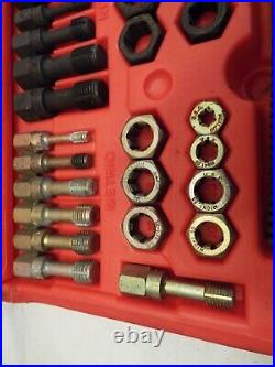 Snap On Tools RTD42 Tap & Die Rethreading Set in Case Threading Tool Threading