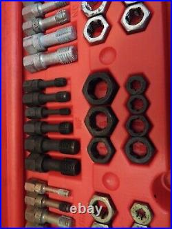 Snap On Tools RTD42 Tap & Die Rethreading Set in Case Threading Tool Threading