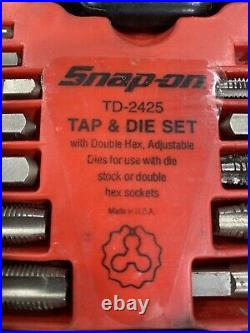 Snap On Tools TD2425 USA Tap and Die Sets Kits Read