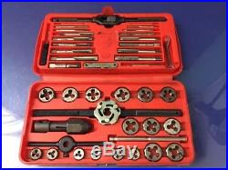 Snap On Tools TDM-117A 41 Piece Metric Tap And Die Set Missing Some #F31