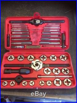 Snap On Tools TDM-117A 41pc Metric Tap and Die Set 3-12mm with Case. Complete