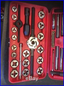 Snap On Tools TDM-117A 41pc Metric Tap and Die Set 3-12mm with Case. Complete