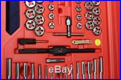 Snap On Tools TDTDM500A 76 pc Combination Tap and Die Set Missing 2 Pieces C1