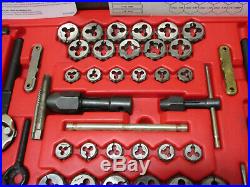 Snap On Tools TDTDM500A 76pc Combination Tap and Die Set In Case Complete