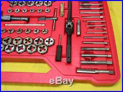 Snap On Tools TDTDM500A 76pc Combination Tap and Die Set In Case Complete