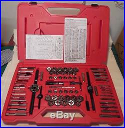 Snap On Tools, Tap and Die Set 76 Piece, TDTDM500A, Metric & SAE