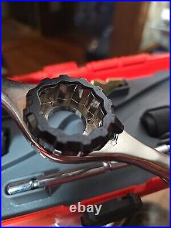 Snap On Tools USA TDRSET 7 Piece Tap and Die Drive Set With Storage Case Like NEW