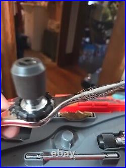 Snap On Tools USA TDRSET 7 Piece Tap and Die Drive Set With Storage Case Like NEW