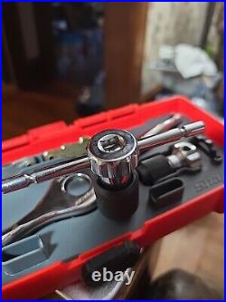 Snap On Tools USA TDRSET 7 Piece Tap and Die Drive Set With Storage Case Like NEW