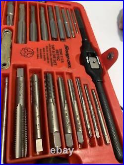 Snap On Tools USA Tap and Die Set Kit Metric Thread Repair TDM-117A 3-12mm 41pc
