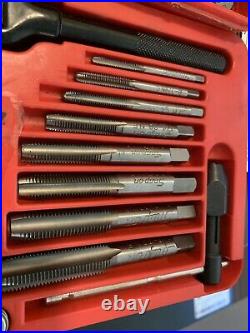 Snap On Tools USA Tap and Die Set Kit Thread Repair TD2425 41pc Hex Wrench