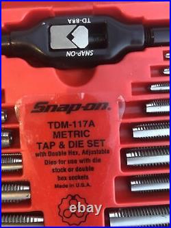 Snap-On tap and die set tdm117a