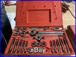 Snap On tool 24 Piece Mertic Tap & Die Set TDM99117A With Case
