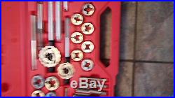 Snap on 25 Piece Large Sizes Tap and Die Set. The Best. USA Made