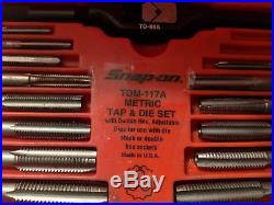 Snap on 41 pc Metric Tap and Die Set TDM117A