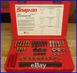 Snap-on 48 Piece Rethreading Set Fractional and Metric RTD48 Made in USA