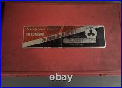 Snap-on 76pc Tap And Die Set Tdtdm500a Complete