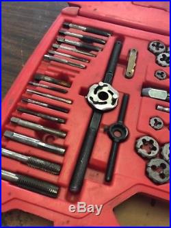 Snap-on Dtdm500a Tools 76 piece Tap and Die Set READ