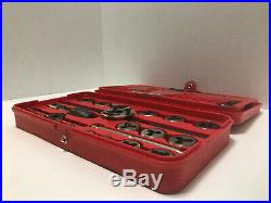 Snap-on Sae Tap And Die Set Model Td-2425 Fractional Professional Missing 4 Taps
