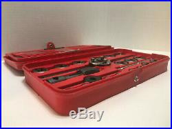 Snap-on Sae Tap And Die Set Model Td-2425 Fractional Professional Missing 4 Taps