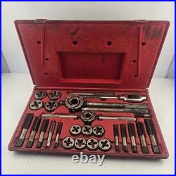 Snap-on TD9902A 25 Piece Tap & Die Set SAE 1/4 To 1 Coarse & Fine Tool Set
