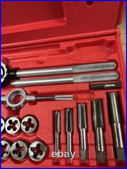 Snap-on TD9902A 25 Piece Tap & Die Set SAE 1/4 To 1 Coarse & Fine Tool Set